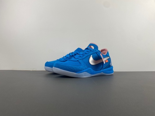 Kobe 8 Protro Off White Blue 555035-304