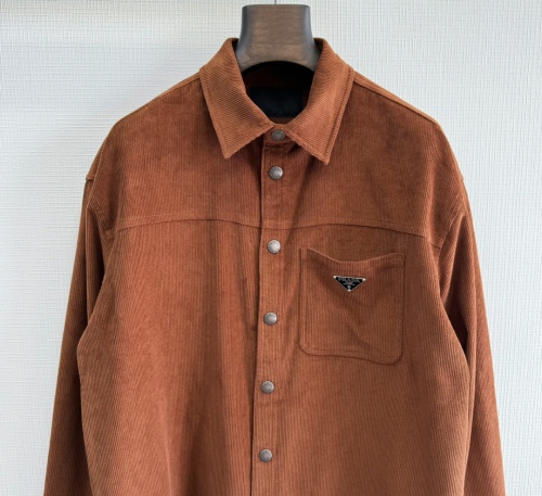 P*rada  Coat Top Quality D17 20240827-11
