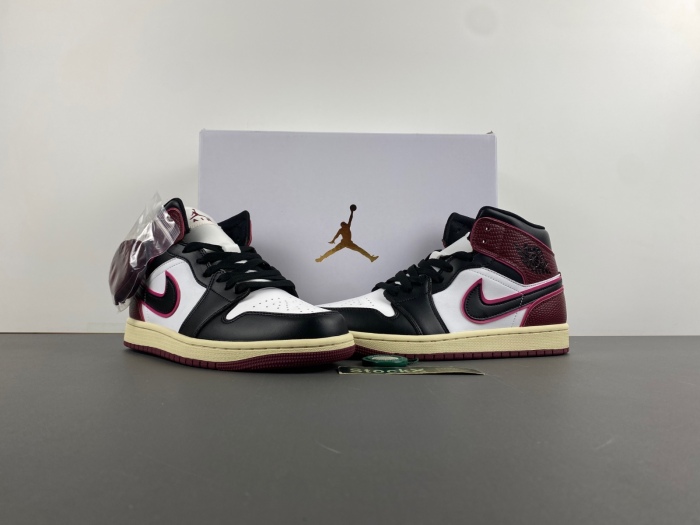 Air Jordan 1 Mid SE Bordeaux  FQ7818-101