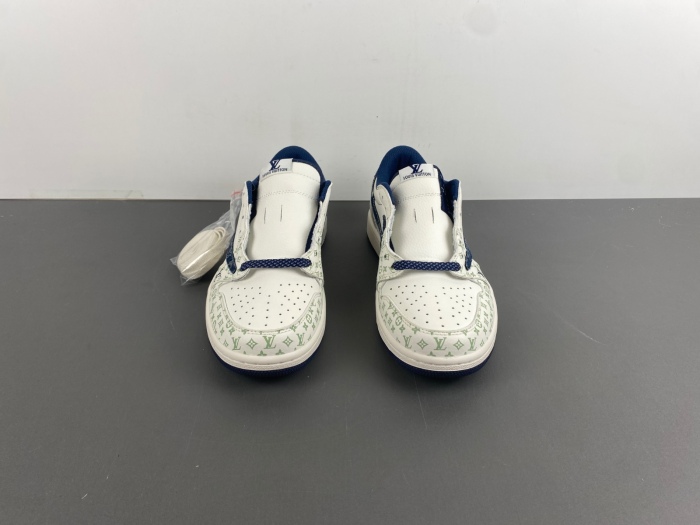 Air Jordan 1 Low Travis Scott L*V White Blue SJ2968-004