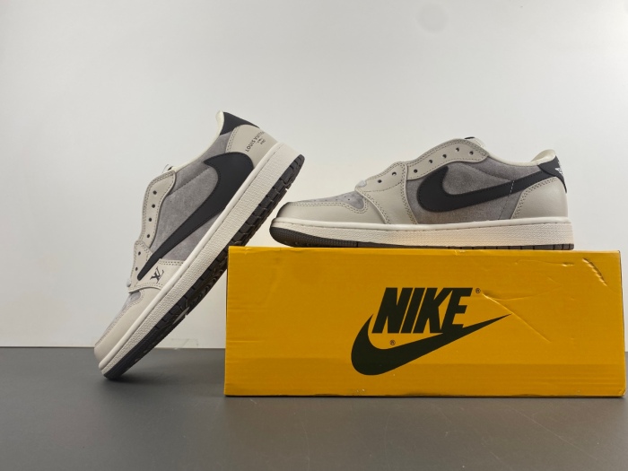 Air Jordan 1 Low Travis Scott L*V White Grey LX1988-100