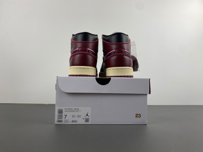 Air Jordan 1 Mid SE Bordeaux  FQ7818-101