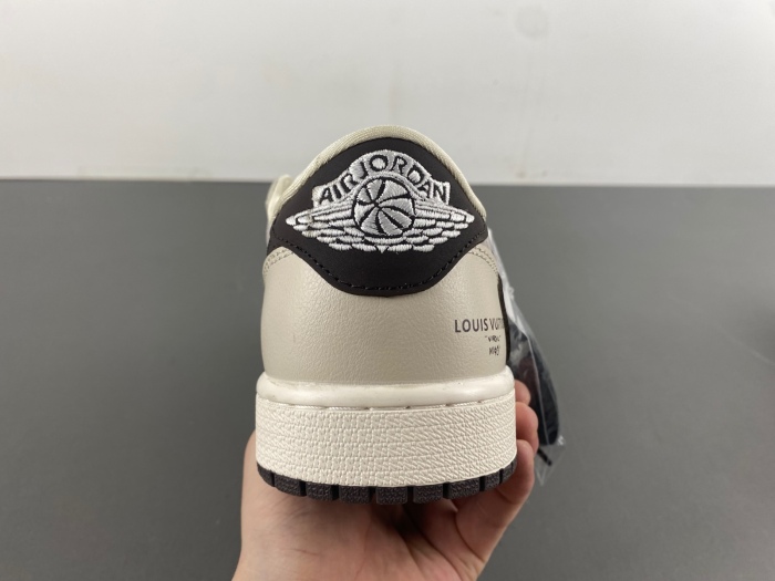 Air Jordan 1 Low Travis Scott L*V White Grey LX1988-100