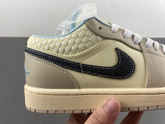 Air Jordan 1 Low SE Sanddrift Glacier Blue  HQ3440-101