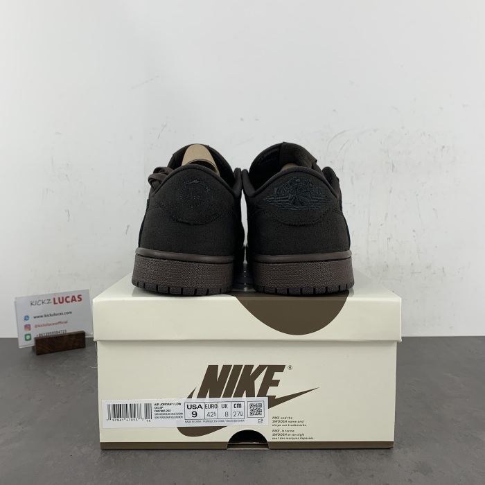 Air Jordan 1 Retro Low OG SP Travis Scott Velvet Brown DM7866-202