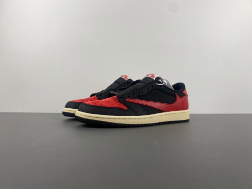 Air Jordan 1 Low Travis Scott Black Red DM7866-061