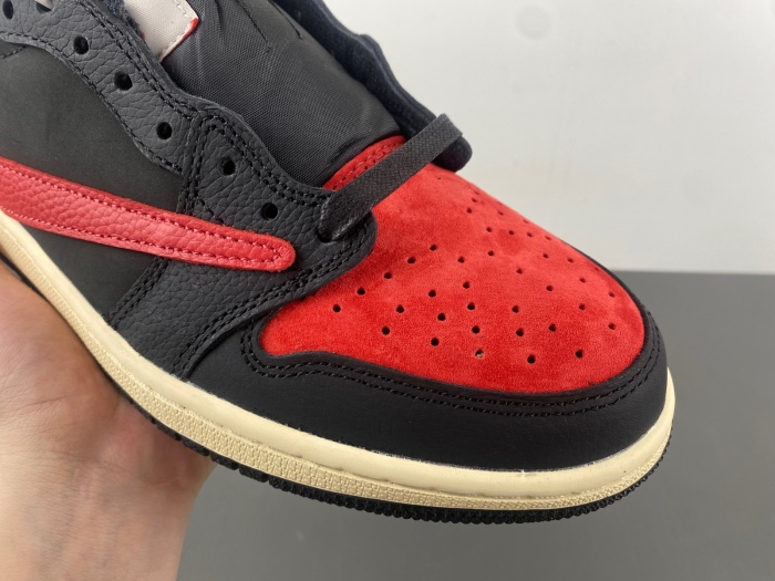 Air Jordan 1 Low Travis Scott Black Red DM7866-061