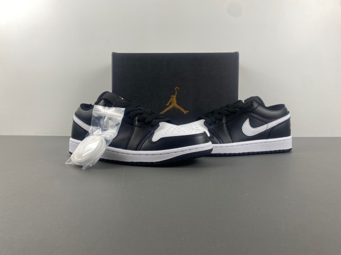 Air Jordan 1 Low Black White 553558-043