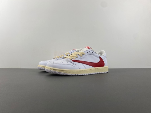 Air Jordan 1 Low Travis Scott Red Swoosh CQ4277-113