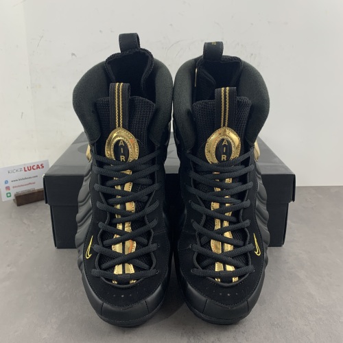Air Foamposite Pro Black Metallic Gold  624041-009