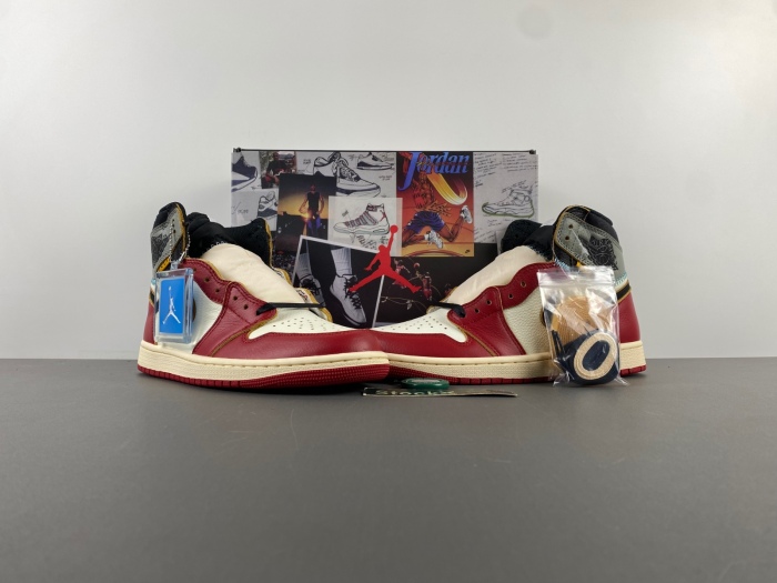Air Jordan 1 Retro High OG SP Union LA Chicago Shadow  HV8563-600