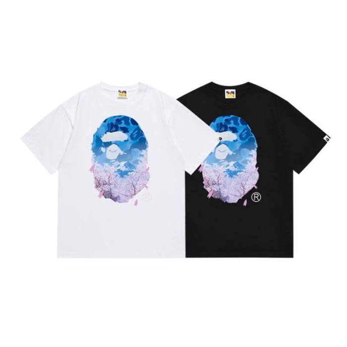 B*ape T-shirt Top Quality Qiqi 20250422-98