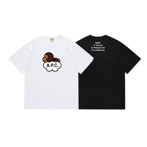 B*ape T-shirt Top Quality Qiqi 20250422-78