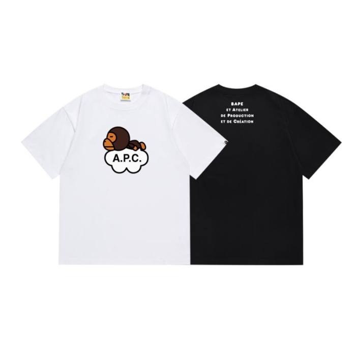 B*ape T-shirt Top Quality Qiqi 20250422-78