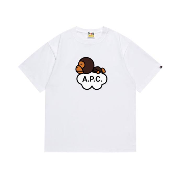 B*ape T-shirt Top Quality Qiqi 20250422-78