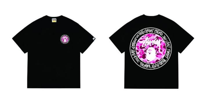 B*ape T-shirt Top Quality Qiqi 20250423-97