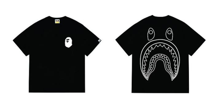 B*ape T-shirt Top Quality Qiqi 20250423-96