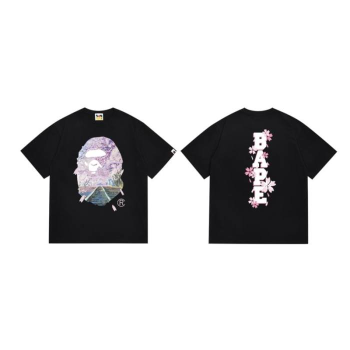 B*ape T-shirt Top Quality Qiqi 20250424-49
