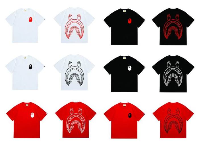 B*ape T-shirt Top Quality Qiqi 20250423-96