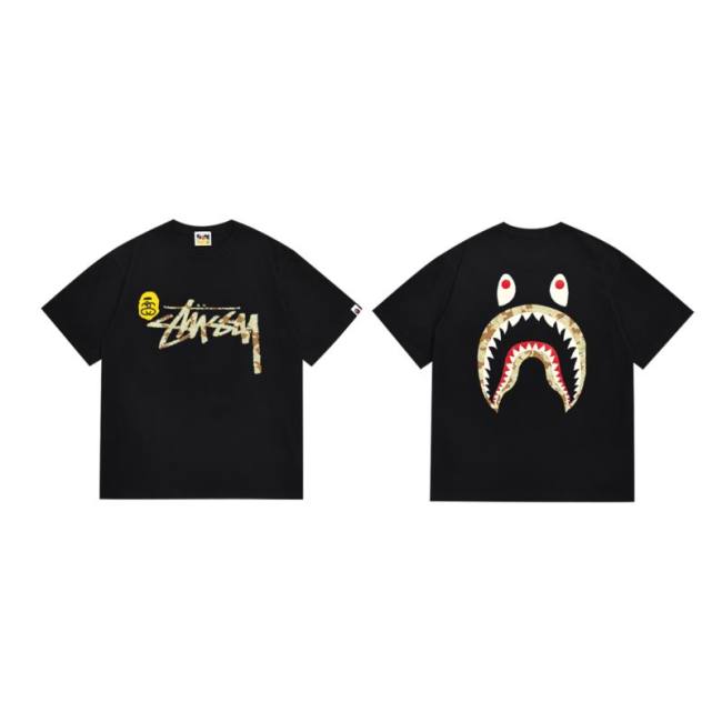 B*ape T-shirt Top Quality Qiqi 20250423-75