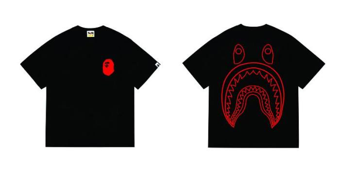 B*ape T-shirt Top Quality Qiqi 20250423-96