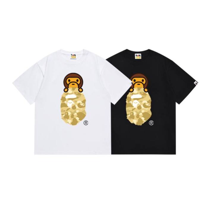 B*ape T-shirt Top Quality Qiqi 20250423-62