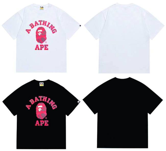 B*ape T-shirt Top Quality Qiqi 20250424-22
