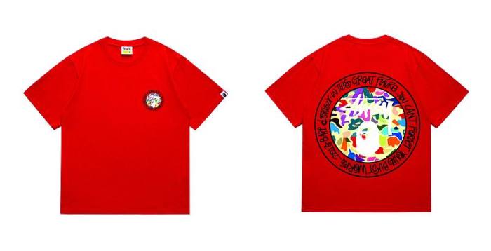 B*ape T-shirt Top Quality Qiqi 20250423-98