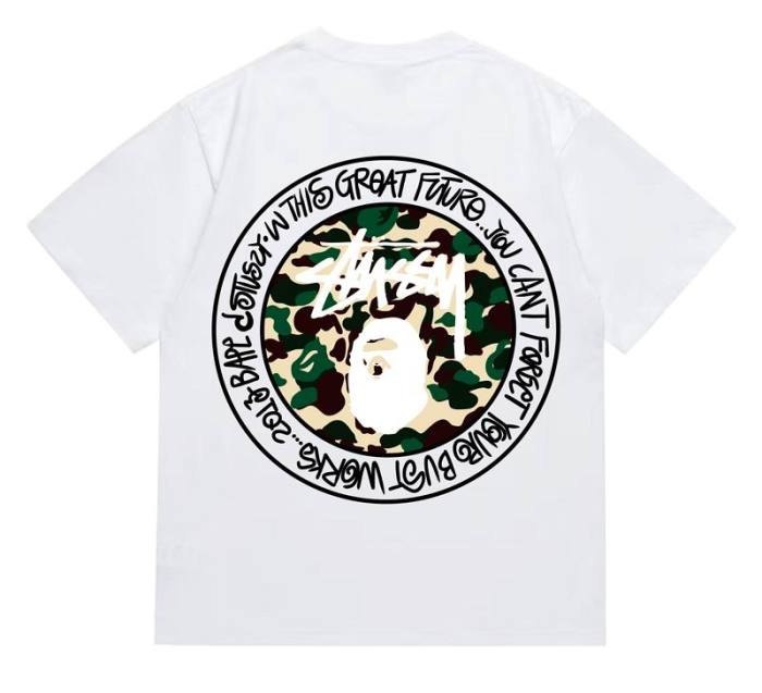 B*ape T-shirt Top Quality Qiqi 20250423-99