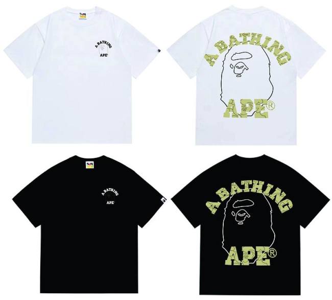 B*ape T-shirt Top Quality Qiqi 20250424-36