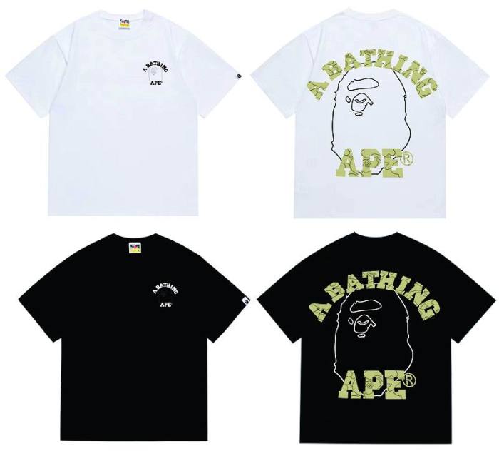 B*ape T-shirt Top Quality Qiqi 20250424-36