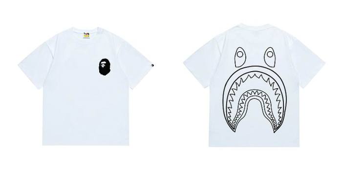 B*ape T-shirt Top Quality Qiqi 20250423-96