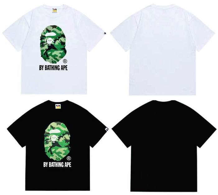 B*ape T-shirt Top Quality Qiqi 20250424-27
