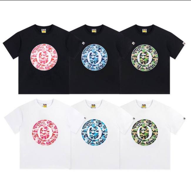 B*ape T-shirt Top Quality Qiqi 20250424-47