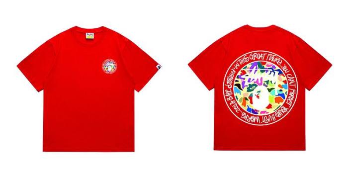 B*ape T-shirt Top Quality Qiqi 20250423-98
