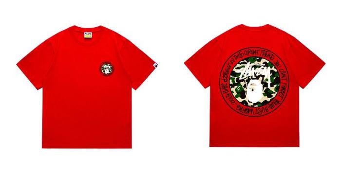 B*ape T-shirt Top Quality Qiqi 20250423-99