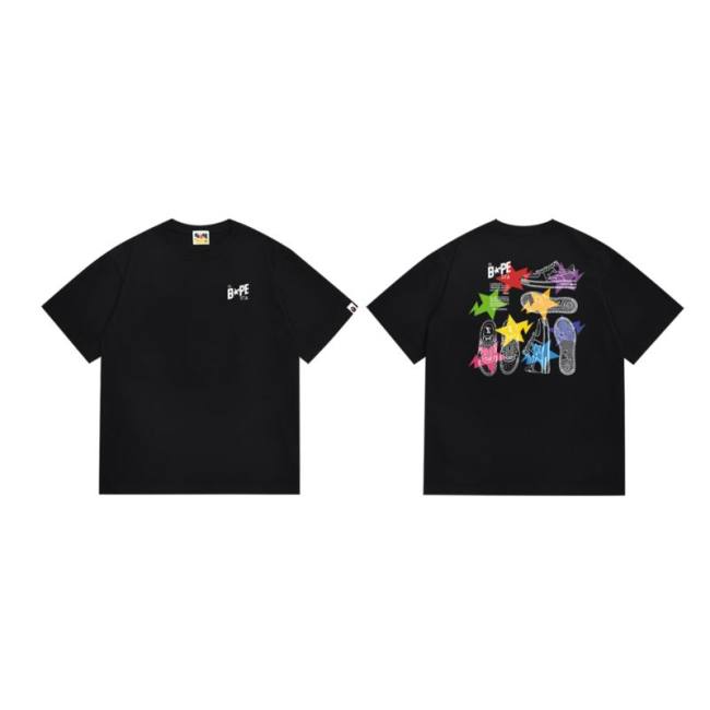 B*ape T-shirt Top Quality Qiqi 20250424-90