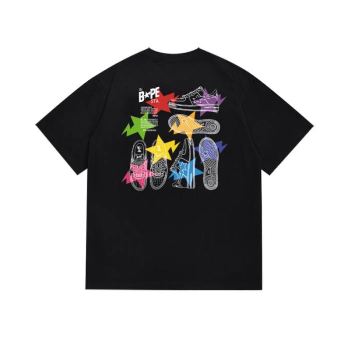 B*ape T-shirt Top Quality Qiqi 20250424-90