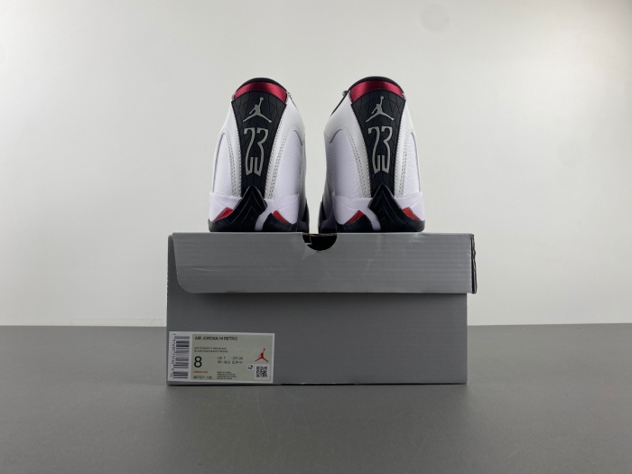 Air Jordan 14 Retro Black Toe  487471-160