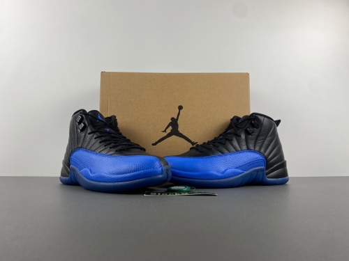Air Jordan 12 Retro Black Game Royal  130690-014