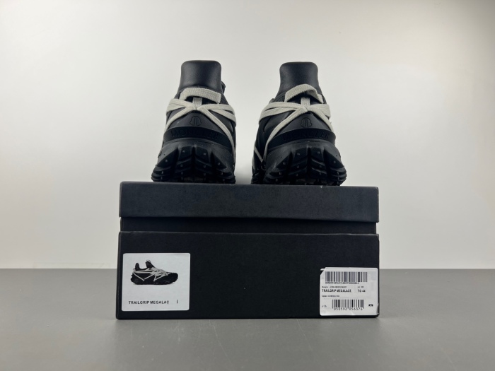 R*ick O*wens x M*oncler Trailgrip Megalace Black