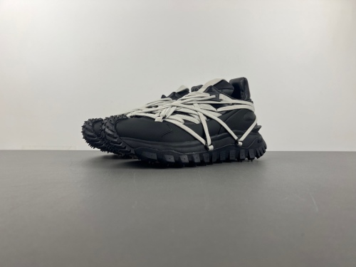 R*ick O*wens x M*oncler Trailgrip Megalace Black