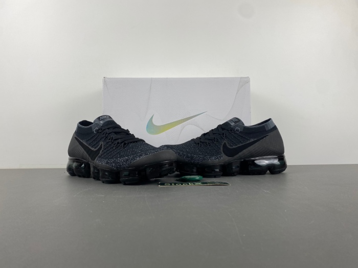 Air VaporMax Flyknit Black Dark Grey  849558-007