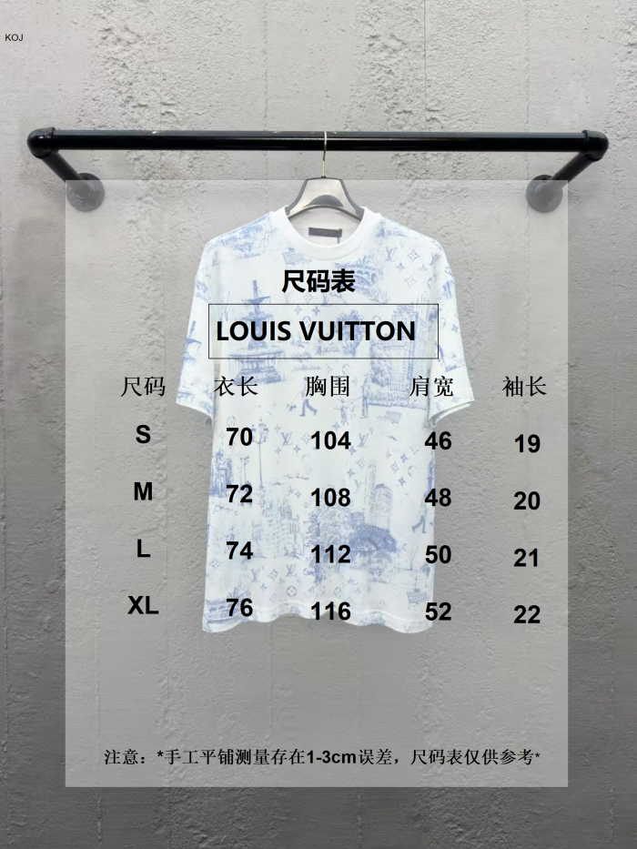 L*ouis V*uitton  T-shirt Top Quality X.C 20250519-90