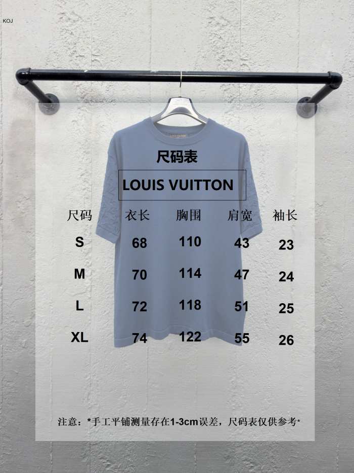 L*ouis V*uitton  T-shirt Top Quality X.C 20250519-78