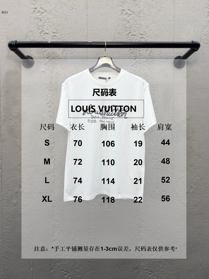 L*ouis V*uitton  T-shirt Top Quality X.C 20250519-85