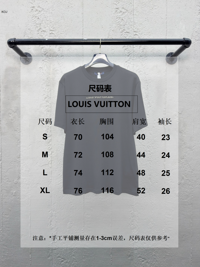 L*ouis V*uitton  T-shirt Top Quality X.C 20250519-83