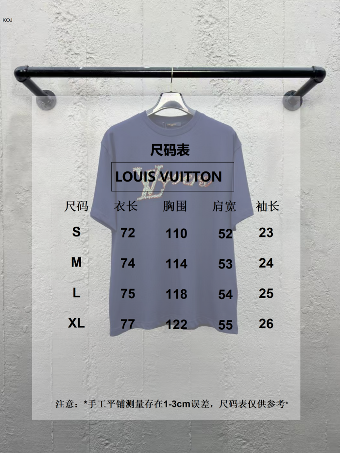 L*ouis V*uitton  T-shirt Top Quality X.C 20250519-92