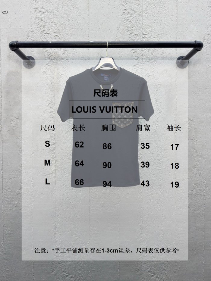 L*ouis V*uitton  T-shirt Top Quality X.C 20250519-72
