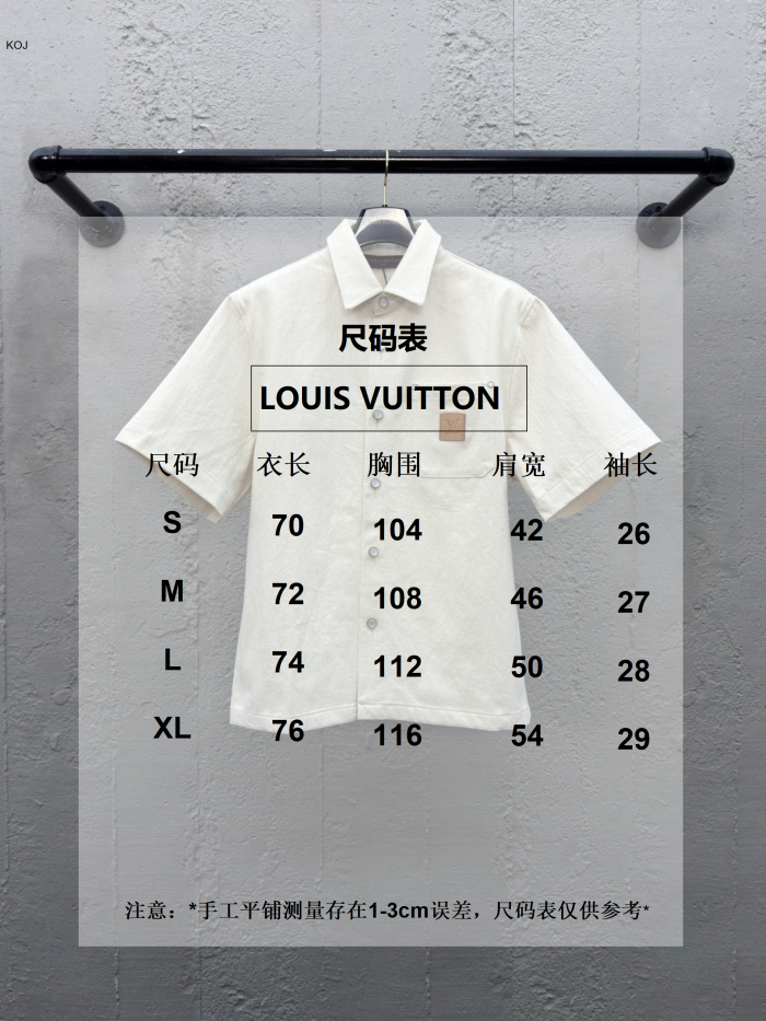 L*ouis V*uitton shirt Top Quality X.C 20250519-81